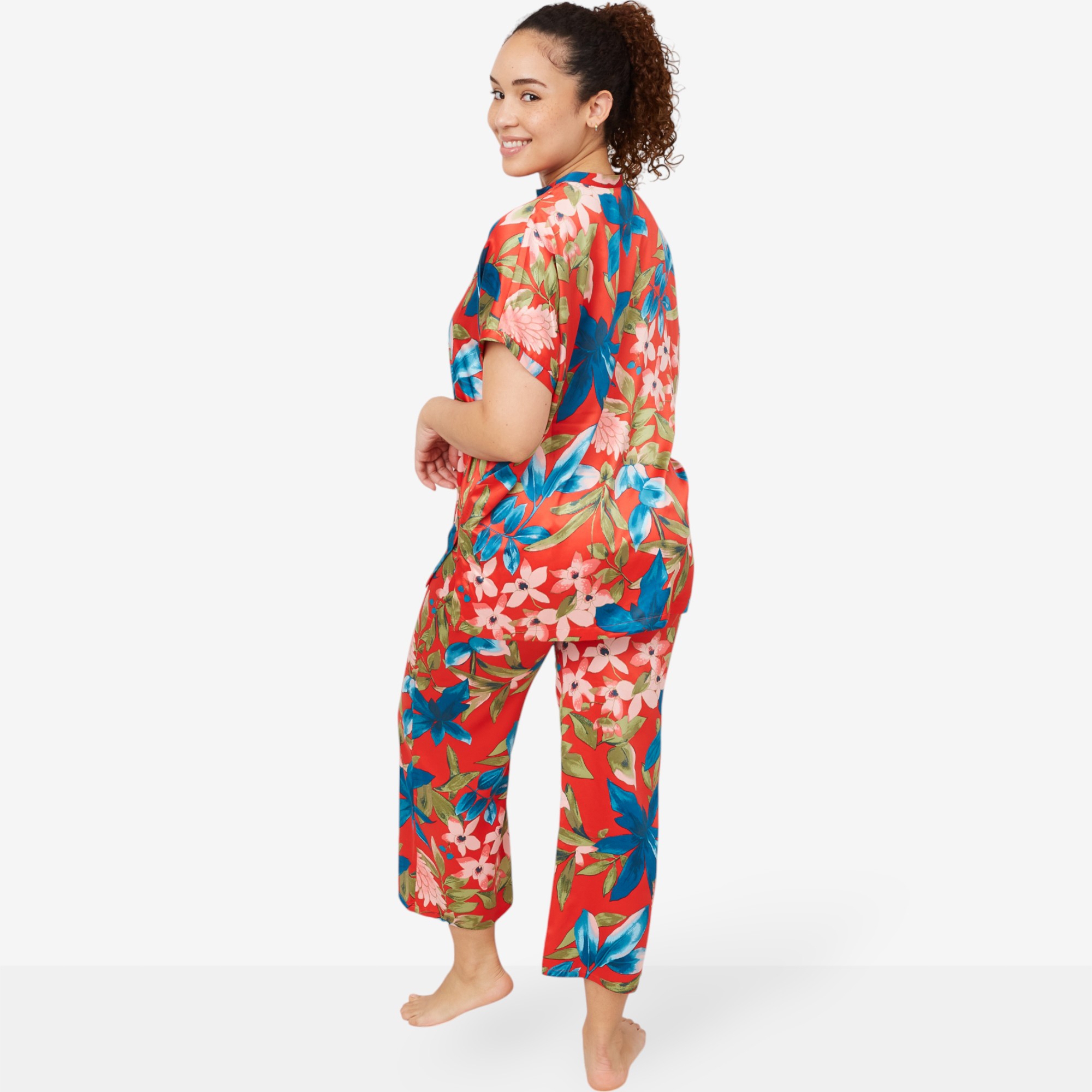 N Natori Tropical Breeze Stretch Silky Satin PJ set - TSC.ca