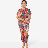 N Natori Tropical Breeze Stretch Silky Satin PJ set