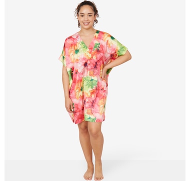 Product 103-327 / Price $98.00 , N Natori Radiance Stretch Silky Satin Sleep Shirt