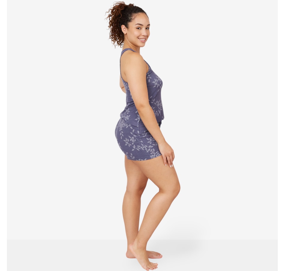 Image 103329_ALTMORE1.jpg, Product 103-329 / Price $44.33, Natori Edit Aria Printed Rib Short Set from N Natori on TSC.ca's Fashion department