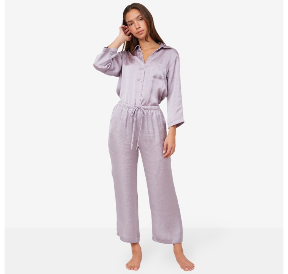 Image 103332_ALTMORE1.jpg, Product 103-332 / Price $89.33, Natori Edit Ashley Washed Satin Icon Notch PJ Set from N Natori on TSC.ca's Fashion department