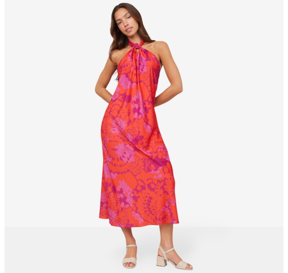 Image 103343_FUS.jpg, Product 103-343 / Price $159.88, N Natori Bloom Halter Neck Dress from N Natori on TSC.ca's Fashion department