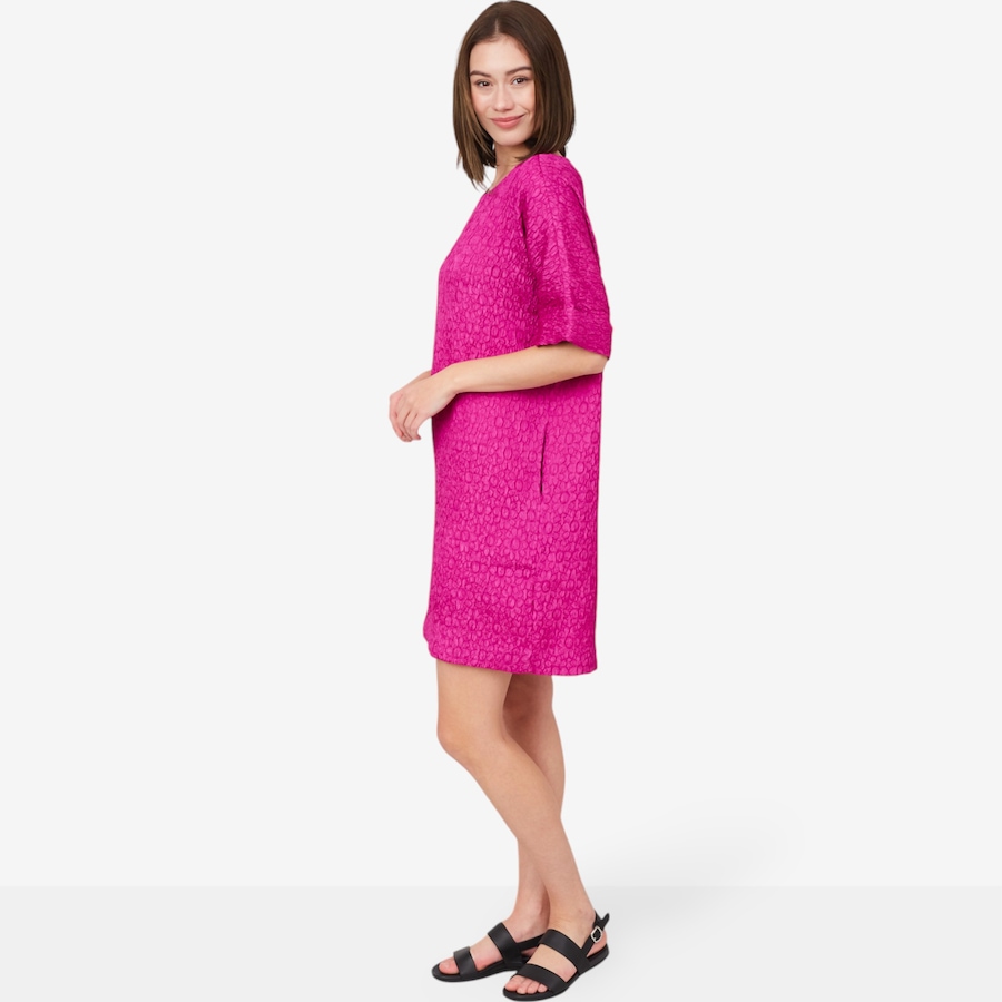 Image 103345_ALTMORE1.jpg, Product 103-345 / Price $69.33, N Natori Floral Crinkle Jacquard T-Shirt Dress from N Natori on TSC.ca's Fashion department