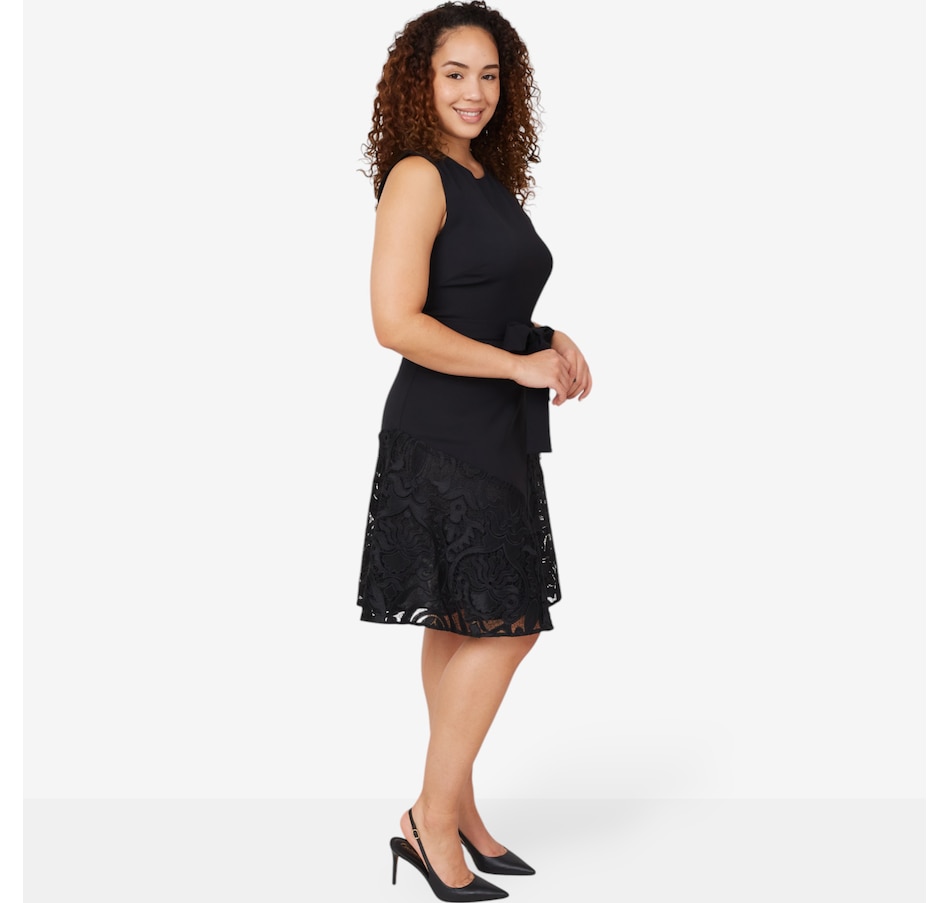 Image 103347_ALTMORE1.jpg, Product 103-347 / Price $199.88, N Natori Suzani Lace Diagonal Seam Flare Dress from N Natori on TSC.ca's Fashion department