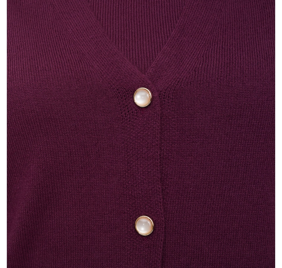 Image 103352_ALTMORE4.jpg, Product 103-352 / Price $69.88, Guillaume Cozi Knit Cardi with Pearlized Buttons from Guillaume on TSC.ca's Fashion department