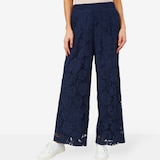 by Stacy London Pull-On Lace Cropped Pant