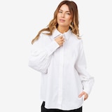 by Stacy London Stretch Cotton Blouson Sleeve Shirt