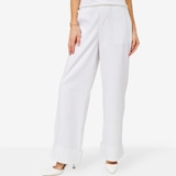 by Stacy London Stretch Summer Cotton Suit Pant