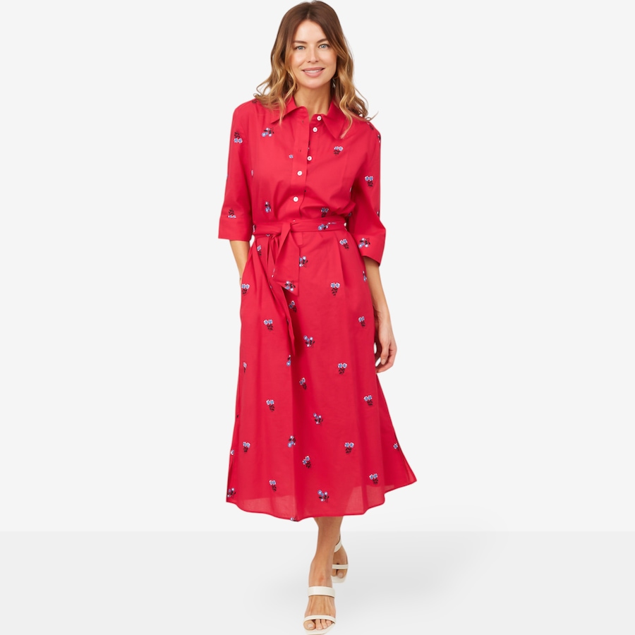 Image 103372_ALTMORE1.jpg, Product 103-372 / Price $69.88, by Stacy London Floral Embroidered Cotton Shirt Dress from by Stacy London on TSC.ca's Fashion department