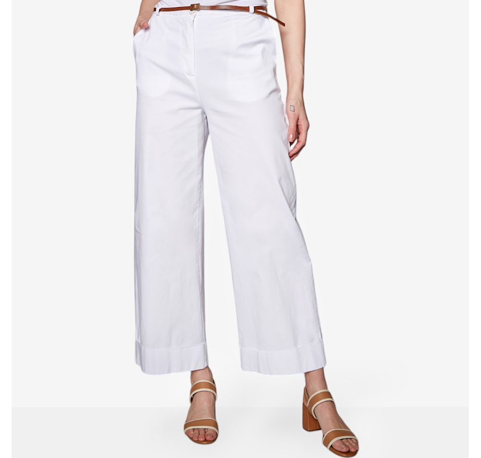 Image 103412_WHT.jpg, Product 103-412 / Price $59.33, Astrid Wander Cuff Pant from Astrid on TSC.ca's Fashion department