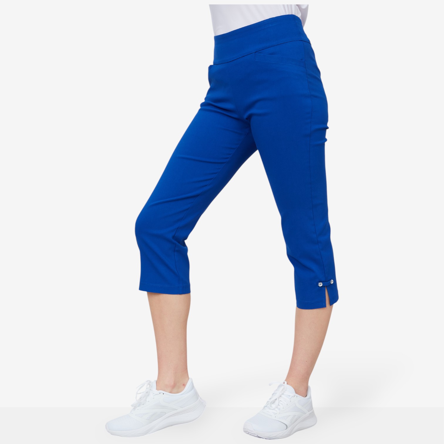 Nina Leonard Millennium Cropped Pant with Side Slit - TSC.ca