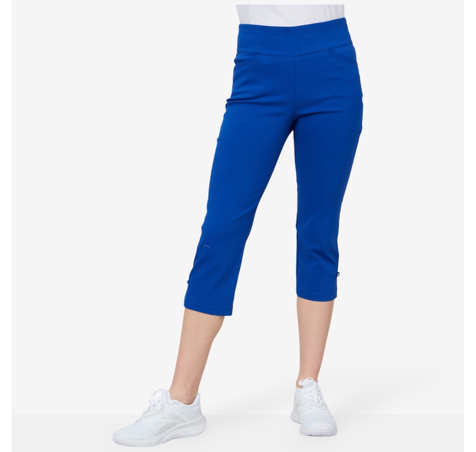 Image 103477_HIGDE.jpg, Product 103-477 / Price $24.33, Nina Leonard Millennium Cropped Pant with Side Slit from Nina Leonard on TSC.ca's Fashion department