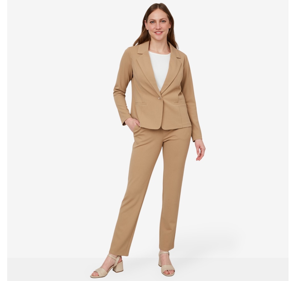 Image 103478_ALTMORE1.jpg, Product 103-478 / Price $19.33, Nina Leonard Collared Long Sleeve Blazer from Nina Leonard on TSC.ca's Fashion department