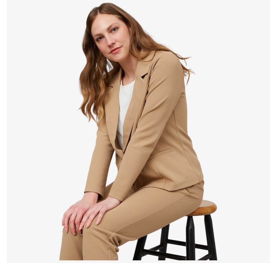 Image 103478_TN.jpg, Product 103-478 / Price $19.33, Nina Leonard Collared Long Sleeve Blazer from Nina Leonard on TSC.ca's Fashion department