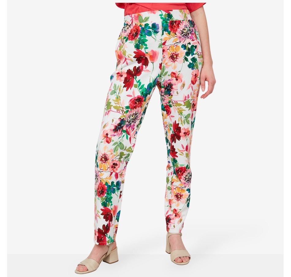 Image 103479_IVYM.jpg, Product 103-479 / Price $29.33, Nina Leonard Straight Leg Elastic Waist Pant from Nina Leonard on TSC.ca's Fashion department