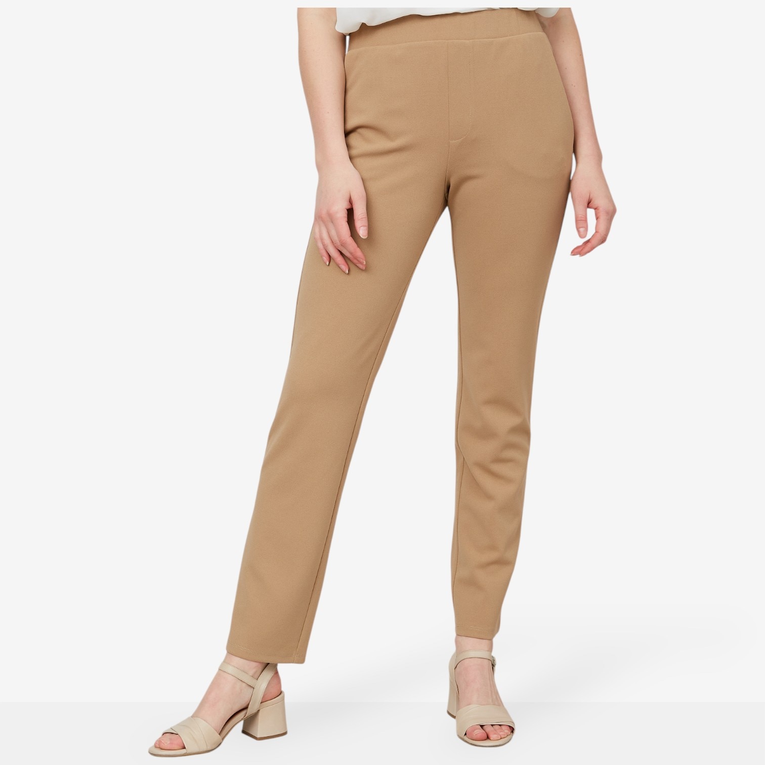 Nina Leonard Straight Leg Elastic Waist Pant - TSC.ca