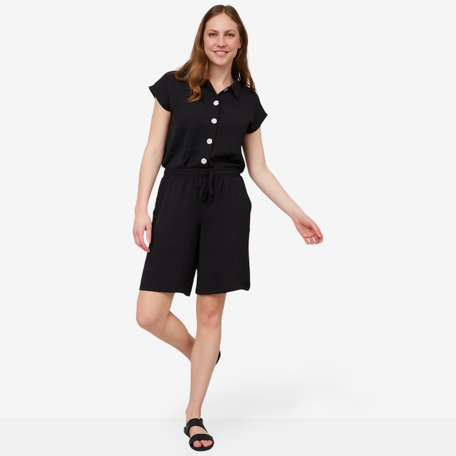 Image 103480_BLK.jpg, Product 103-480 / Price $19.33, Nina Leonard Textured Wave Bermuda Short from Nina Leonard on TSC.ca's Fashion department