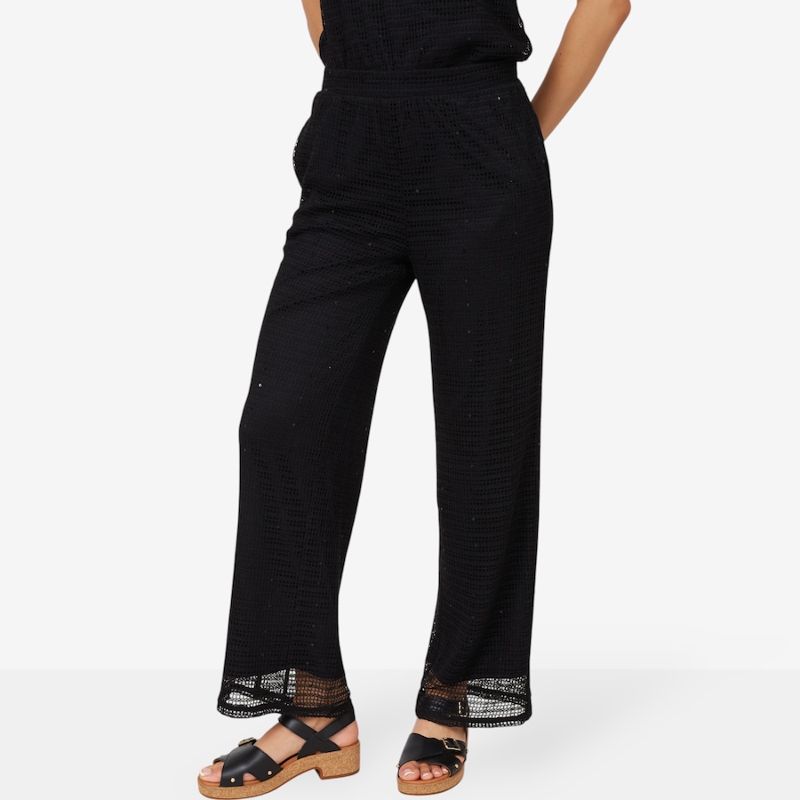 Image 103507_BLK.jpg, Product 103-507 / Price $24.33, Nina Leonard Wide Leg Pant with Pockets from Nina Leonard on TSC.ca's Fashion department