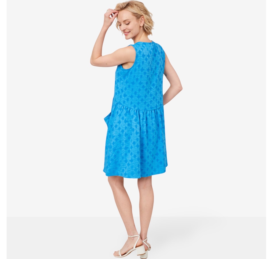 Image 103508_ALTMORE1.jpg, Product 103-508 / Price $24.33, Nina Leonard V-Neck Button Front Dress with Front Pockets from Nina Leonard on TSC.ca's Fashion department