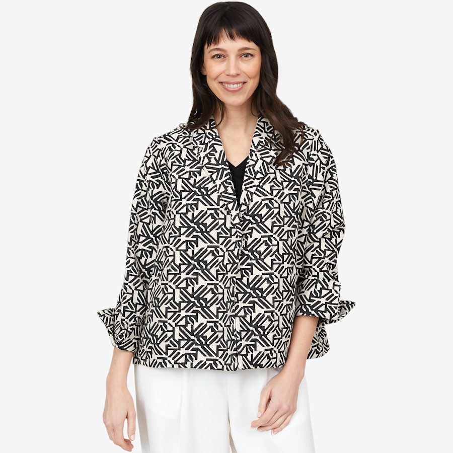 Image 103511_BKW.jpg, Product 103-511 / Price $69.33, Wynne Style Jacquard Summer Topper from Wynnelayers on TSC.ca's Fashion department