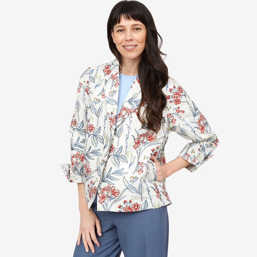 Image 103511_PWK.jpg, Product 103-511 / Price $69.33, Wynne Style Jacquard Summer Topper from Wynnelayers on TSC.ca's Fashion department
