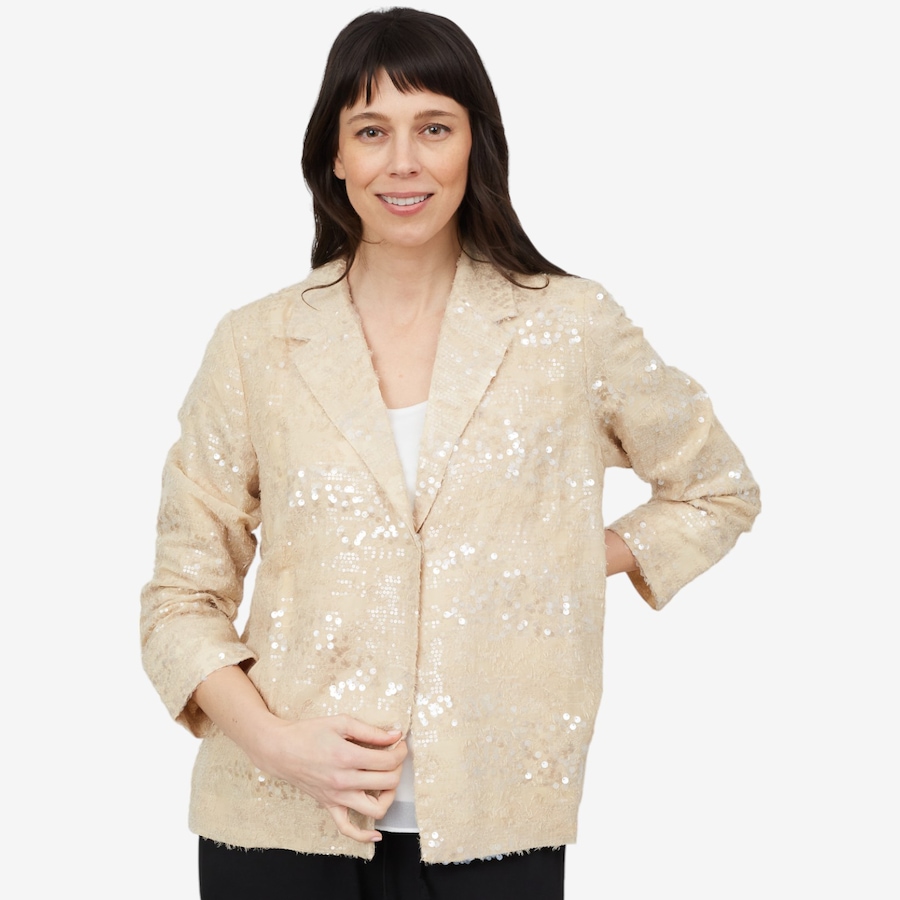 Image 103527_ALM.jpg, Product 103-527 / Price $64.33, Wynne Style Sequin Chiffon Jacket from Wynnelayers on TSC.ca's Fashion department