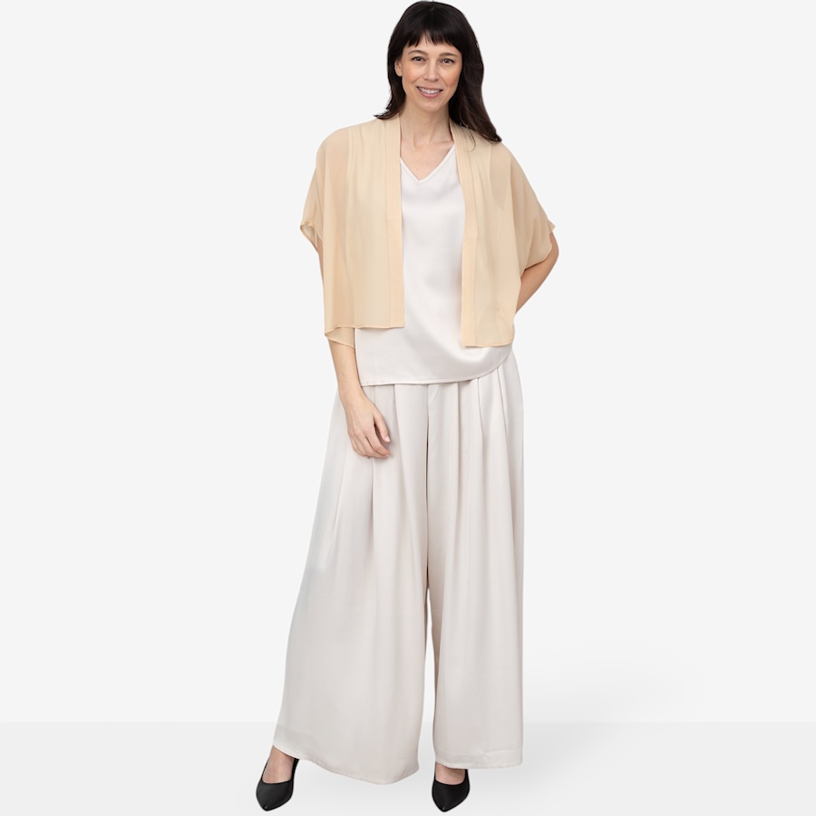 Image 103532_ALM.jpg, Product 103-532 / Price $34.33, Wynne Style Chiffon Shrug from Wynnelayers on TSC.ca's Fashion department