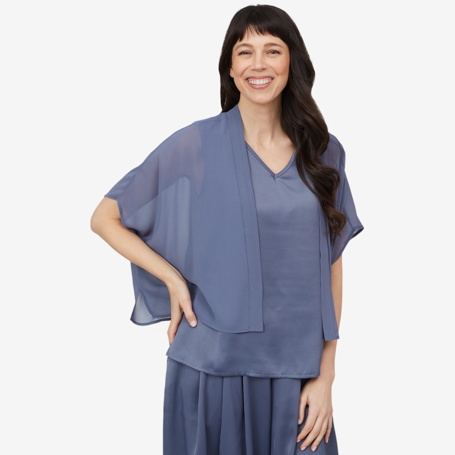 Image 103532_DKCH.jpg, Product 103-532 / Price $34.33, Wynne Style Chiffon Shrug from Wynnelayers on TSC.ca's Fashion department