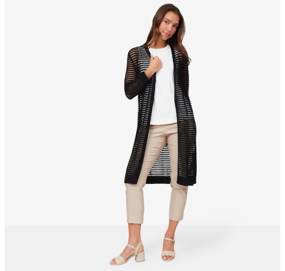 Image 103535_BLK.jpg, Product 103-535 / Price $49.33, Wynne Style Open Stitch Duster from Wynnelayers on TSC.ca's Fashion department