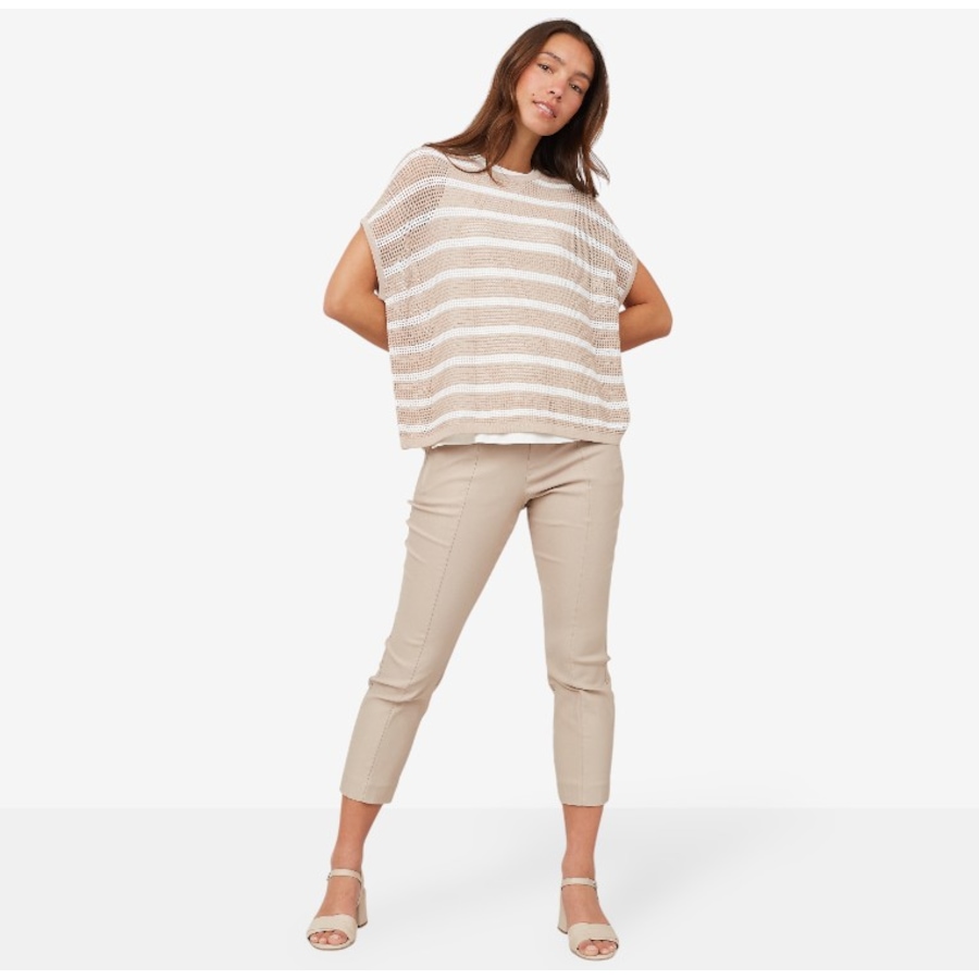 Image 103536_ALTMORE1.jpg, Product 103-536 / Price $34.33, Wynne Style Stripped Mesh Easy Fit Sweater from Wynnelayers on TSC.ca's Fashion department