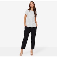 Wynne Style Cotton Span Striped Tee