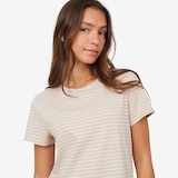 Wynne Style Cotton Span Striped Tee