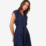 Wynne Style Novelty Clip Jacquard Dress