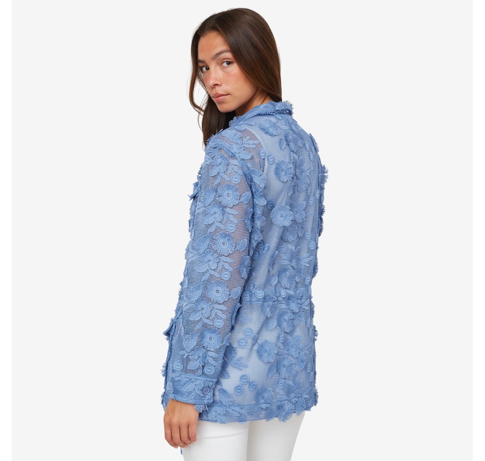 Image 103543_ALTMORE3.jpg, Product 103-543 / Price $69.33, Wynne Style Embroidered Mesh Summer Jacket from Wynnelayers on TSC.ca's Fashion department