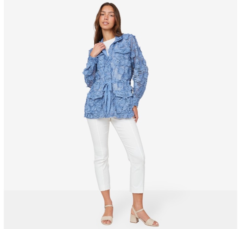 Image 103543_CHA.jpg, Product 103-543 / Price $69.33, Wynne Style Embroidered Mesh Summer Jacket from Wynnelayers on TSC.ca's Fashion department