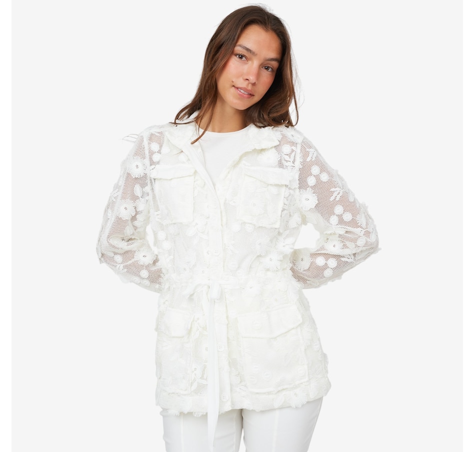 Image 103543_COD.jpg, Product 103-543 / Price $69.33, Wynne Style Embroidered Mesh Summer Jacket from Wynnelayers on TSC.ca's Fashion department