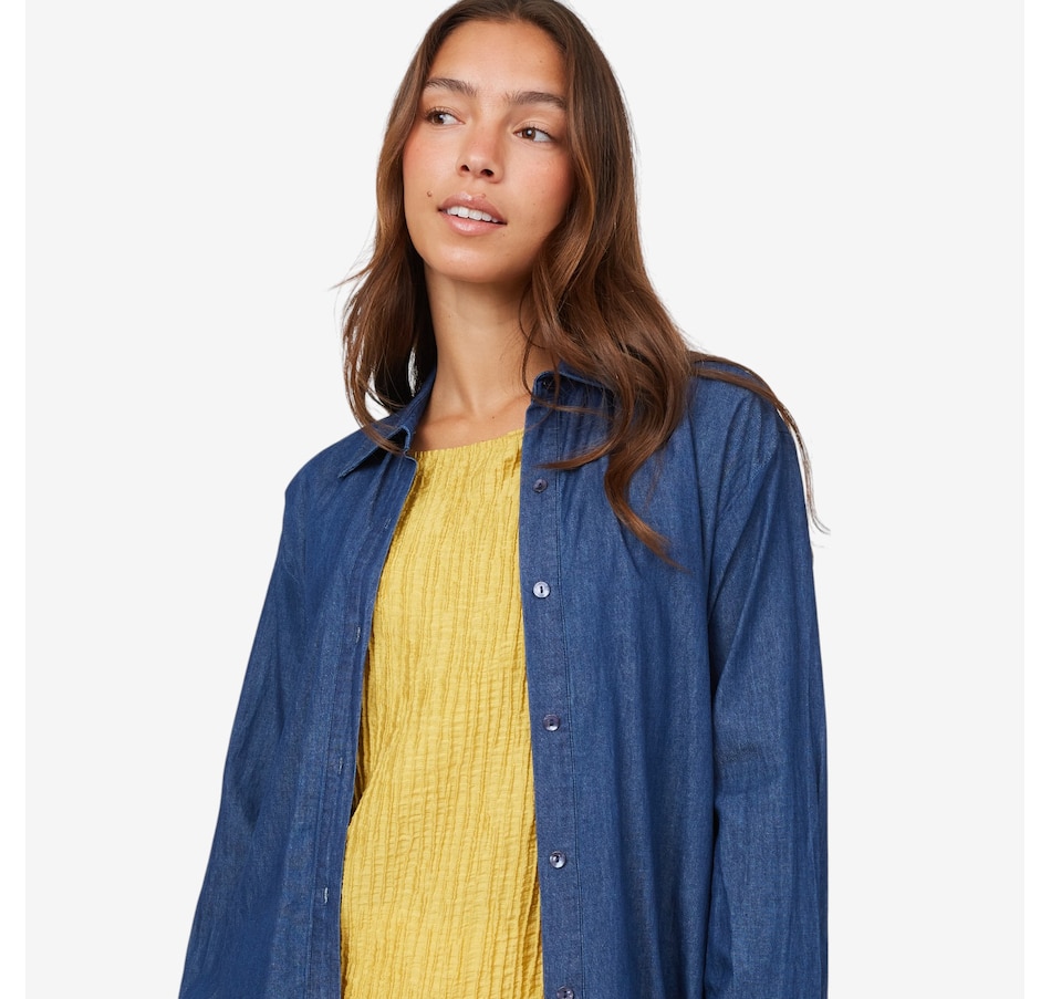 Image 103545_ALTMORE4.jpg, Product 103-545 / Price $54.33, Wynne Style Chambray Duster from Wynnelayers on TSC.ca's Fashion department