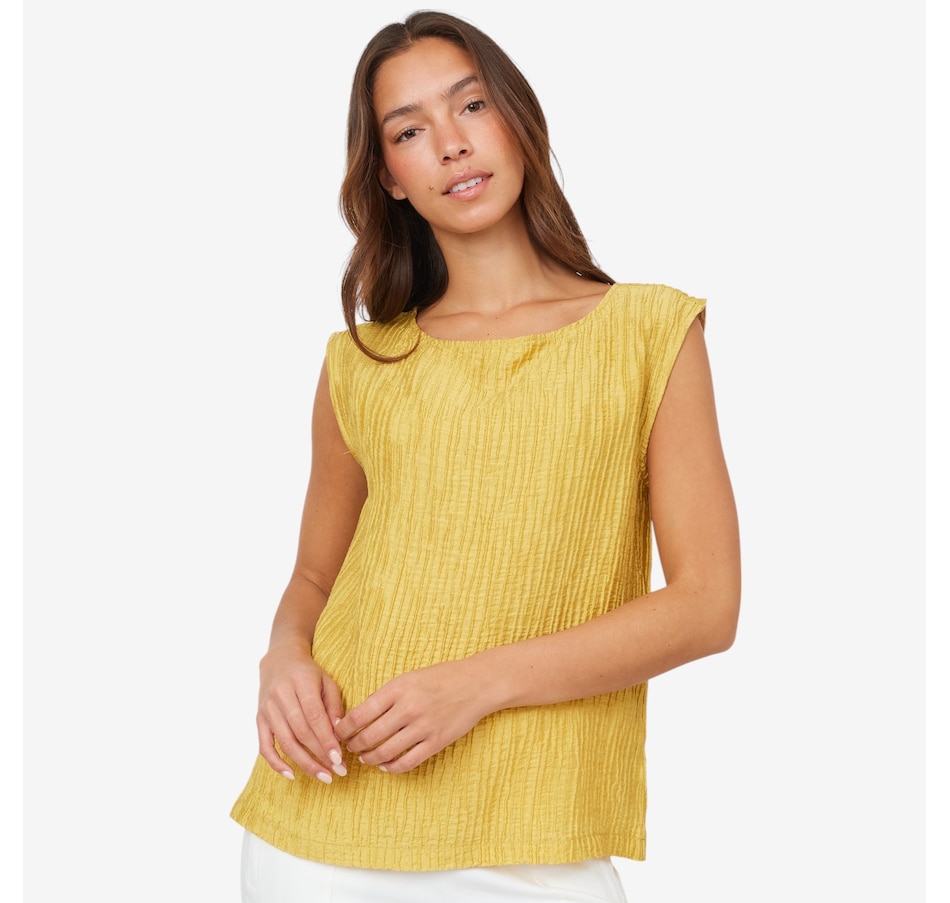 Image 103550_MU.jpg, Product 103-550 / Price $29.33, Wynne Style Textured Crinkle Fabric Top from Wynnelayers on TSC.ca's Fashion department