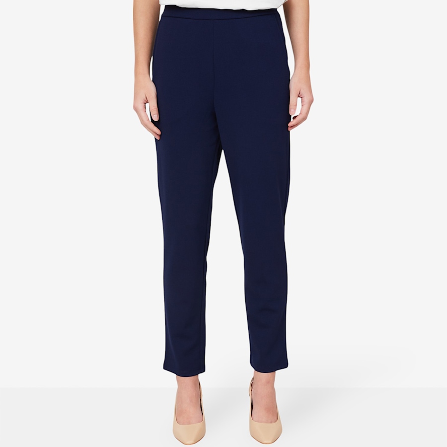 Image 103568_BLU.jpg, Product 103-568 / Price $44.33, Guillaume Stretch Crepe Slim Ankle Pant from Guillaume on TSC.ca's Fashion department