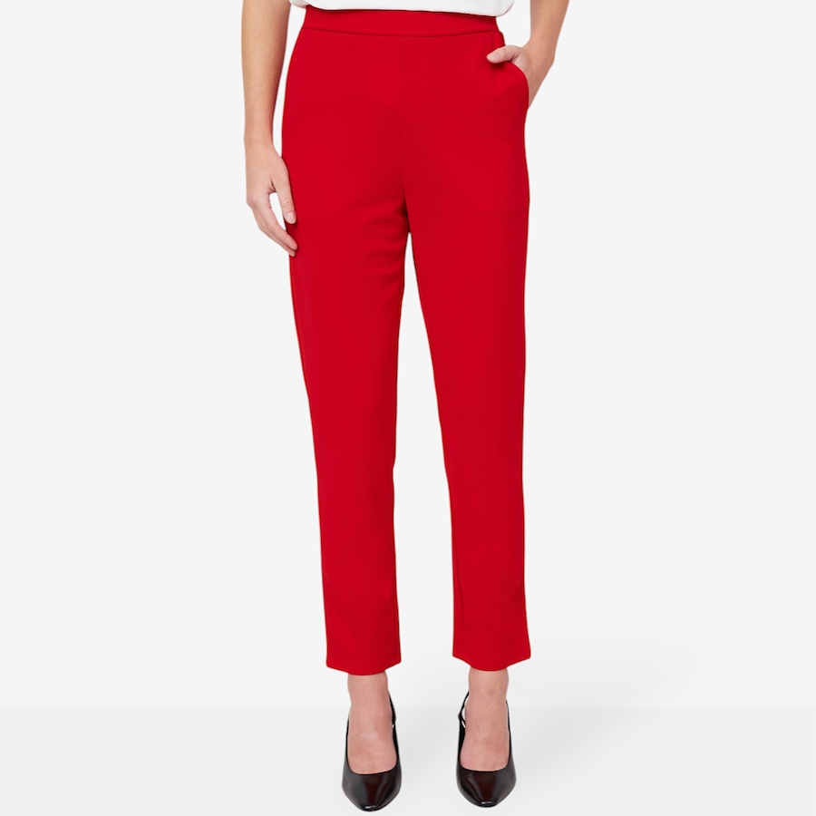 Image 103568_RED.jpg, Product 103-568 / Price $44.33, Guillaume Stretch Crepe Slim Ankle Pant from Guillaume on TSC.ca's Fashion department