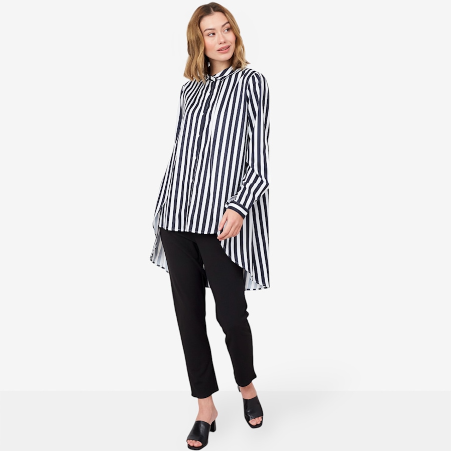 Guillaume Overlay Striped Shirt - TSC.ca