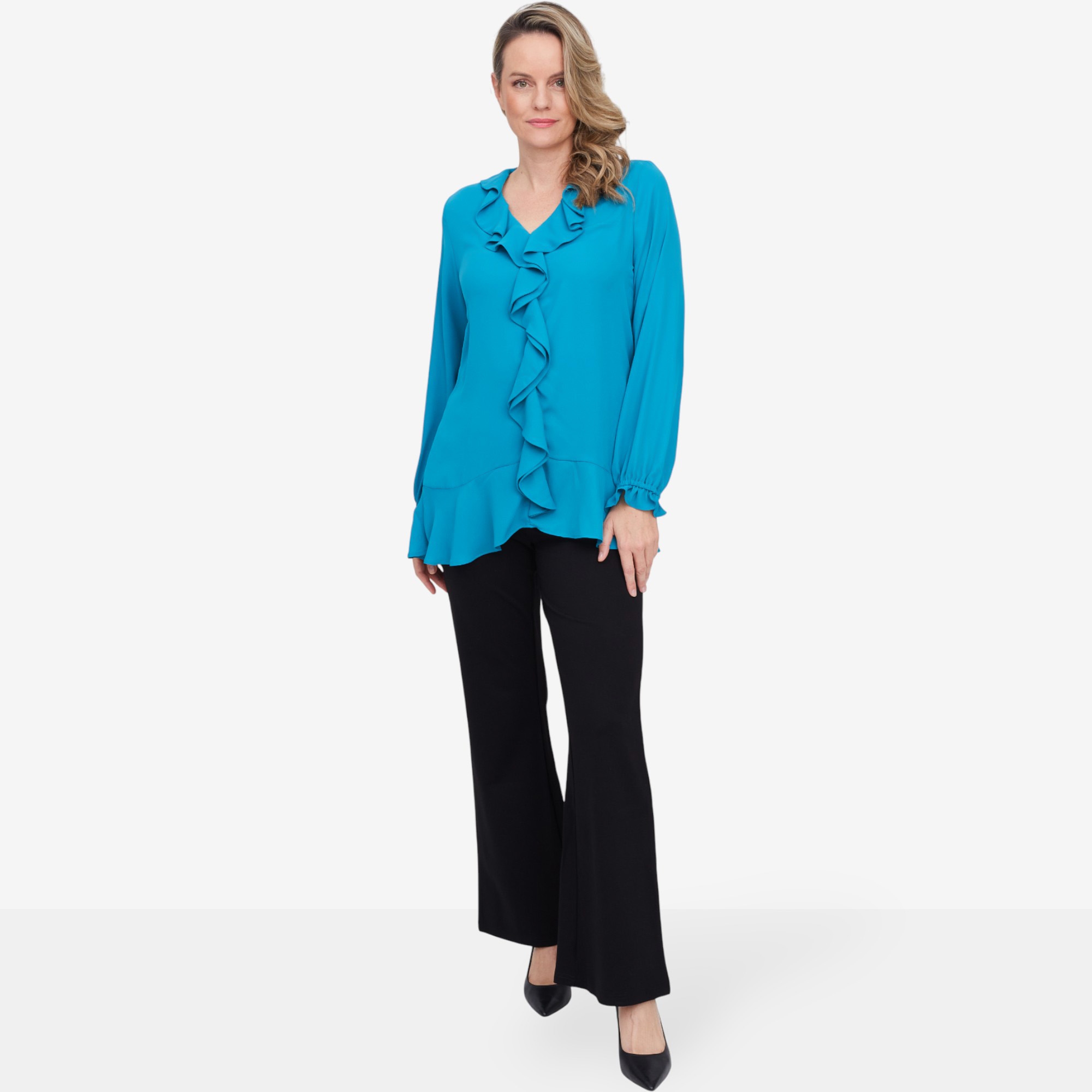 Guillaume Cascade Ruffle Blouse - TSC.ca