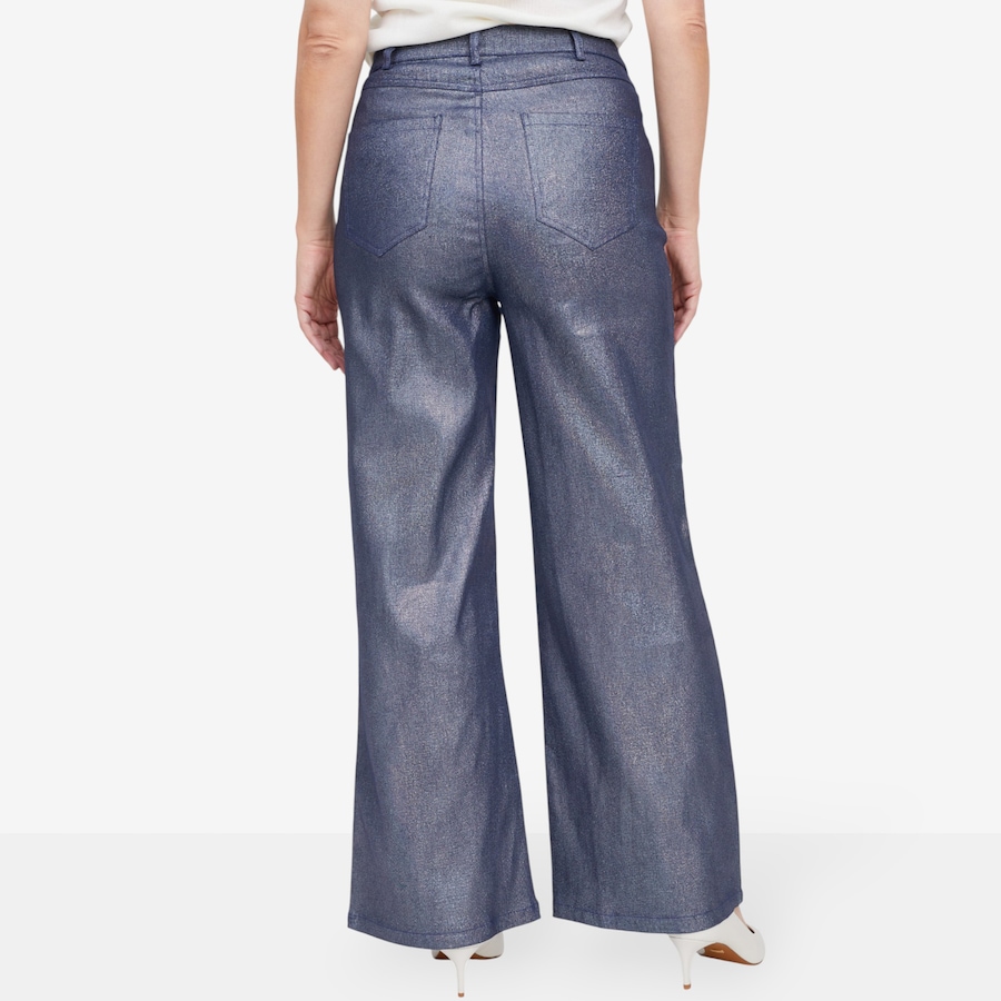 Image 103584_ALTMORE1.jpg, Product 103-584 / Price $49.88, Guillaume Metallic Denim Wide Leg Jeans  from Guillaume on TSC.ca's Fashion department