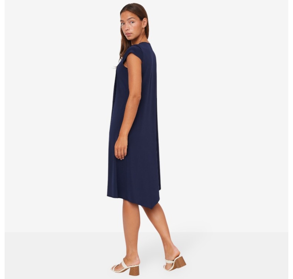 Image 103600_ALTMORE3.jpg, Product 103-600 / Price $59.88, Marallis Cap Sleeve Draped Front Dress from Marallis on TSC.ca's Fashion department