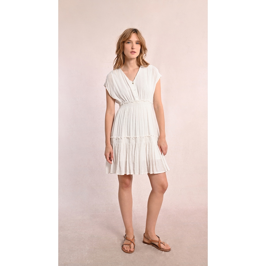 Image 103616_WHT.jpg, Product 103-616 / Price $49.33, Molly Bracken Short Sleeve Lace Dress from Molly Bracken on TSC.ca's Fashion department