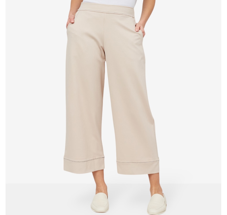 Image 103713_CRM.jpg, Product 103-713 / Price $49.88, Why Not Pant with Contrast Stitch Detail & Pockets from Why Not on TSC.ca's Fashion department