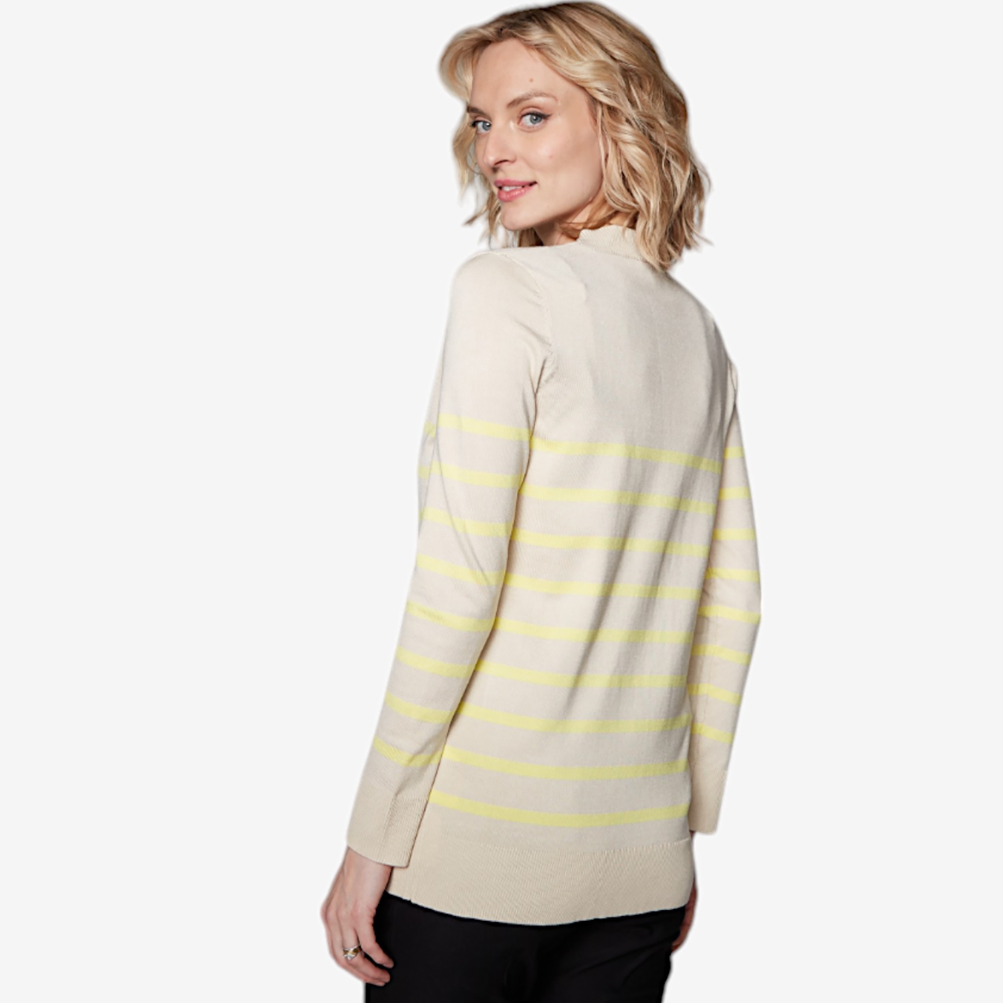 Isaac Mizrahi Striped Cardigan Sweater - TSC.ca