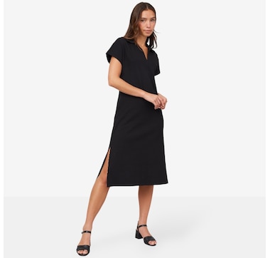 Isaac Mizrahi Cotton Interlock Midi Dress