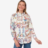 Isaac Mizrahi Printed Button Down Shirt