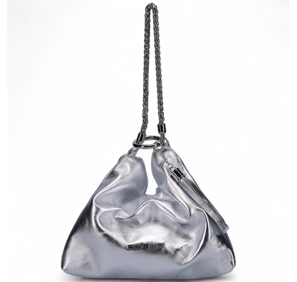 Image 103754_SIL.jpg, Product 103-754 / Price $295.00, Ron White Skipper Clutch Bag from Ron White on TSC.ca's Fashion department